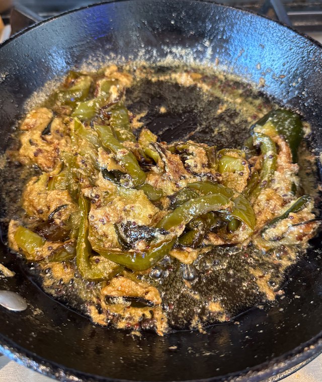 Courgette and Green Pepper Sabzi